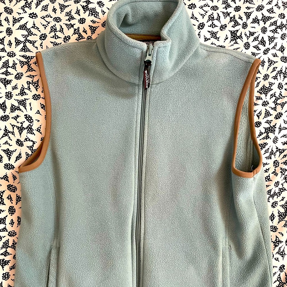 Wool Rich Fleece Vest Size S